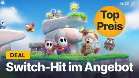 Switch-Hit im Amazon-Angebot: Spielt die wohl niedlichste Figur aus dem Mario-Universum in diesem bunten Abenteuer!