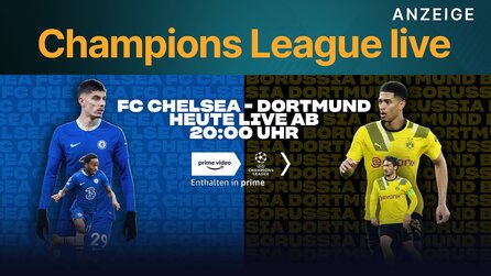 Chelsea – Dortmund live: Champions League Achtelfinale exklusiv bei Amazon Prime schauen
