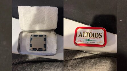 Großzügiger PC-Spieler packt alte CPU für befreundete Person in eine Bonbondose aus Metall - und die Community kriegt Schnappatmung