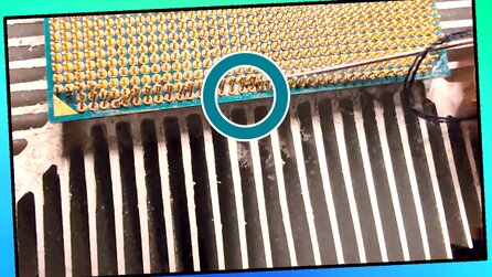 Sparfuchs kauft PC mit verbogener CPU, fixt sie einfach mit Nähnadel