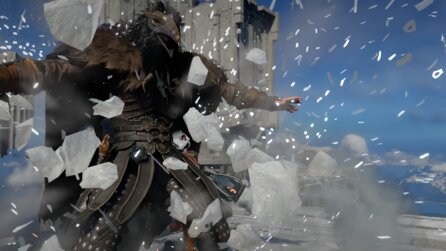 In Crimson Desert könnt ihr Wasser einfrieren und Eisschollen als Boote nutzen