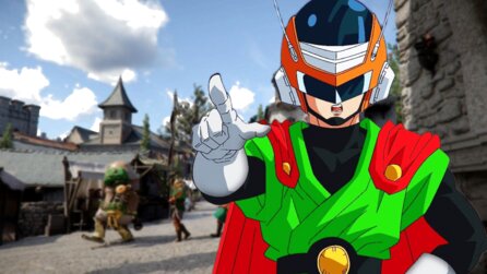 Crimson Desert-Spieler rennt als Great Saiyaman aus Dragon Ball durch die Gegend und slamt alle Gegner nieder