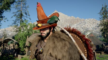 In Crimson Desert gibt es einen Hut, in dem ein echter Hahn steckt, der jeden Morgen kräht - und das ist kein Scherz