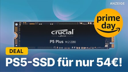 PS5-SSD für 54€: Letzte Chance auf 1TB schnellen Speicher im Prime Day-Angebot