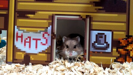 Stop, das ist zu süß! Stardew Valley-Spieler baut den Hut-Laden nach und jetzt wohnt sein echter Hamster darin