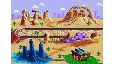Desert Demolition Starring Road Runner and Wile E. Coyote Sega Mega Drive