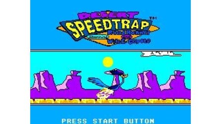 Desert Speedtrap Starring Road Runner and Wile E. Coyote Sega Master System