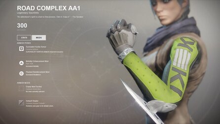 Destiny 2 - So sieht die Armrüstung nach Entfernung des Hass-Symbols aus