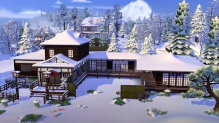 Die Sims4-Trailer stellt neue Erweiterung Ab ins Schneeparadies vor
