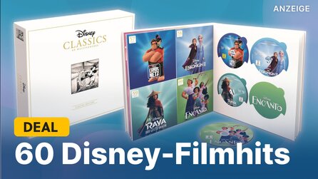 Nur 2,72€ pro Film: Disney-Box mit 60 Animationshits von Schneewittchen bis Die Eiskönigin im Angebot