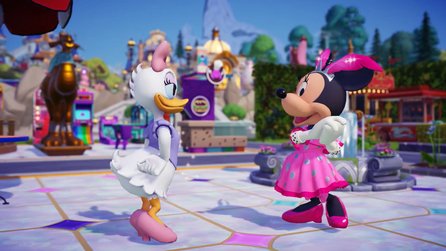 Teaserbild für Disney Dreamlight Valley: Das neue Thrills + Frills-Update bringt Daisy, ihre Boutique und mehr