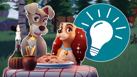 Disney Dreamlight Valley Susi und Strolch freischalten: So holt ihr das Hundepärchen in euer Dorf und startet “Verliebte Hunde”