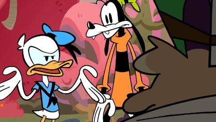 In Disney Illusion Island könnt ihr im Koop als Mickey, Minnie, Donald und Goofy spielen