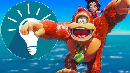 Wer in Donkey Kong Bananza alles sammeln will, braucht eine Krawatte ganz unbedingt