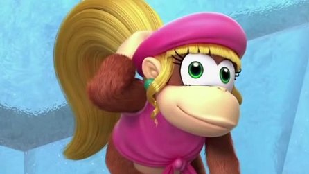 Donkey Kong Country: Tropical Freeze - Gameplay-Trailer mit Dixie Kong