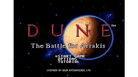 Dune II: The Building of a Dynasty Sega Mega Drive