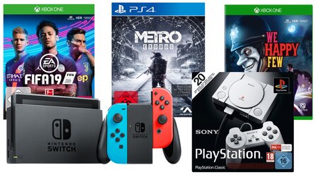 PS Classic 29,99€, Switch 289€, Fifa 19 19,99€ - Die besten E3-Deals [Anzeige]