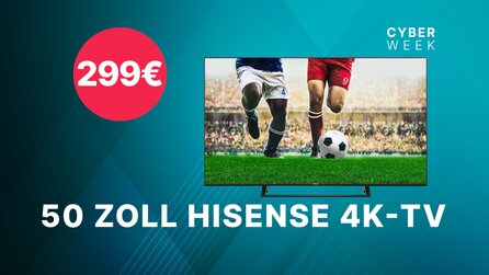 Alternate – 50 Zoll 4K-TV von Hisense für 299€ im Angebot [Anzeige]