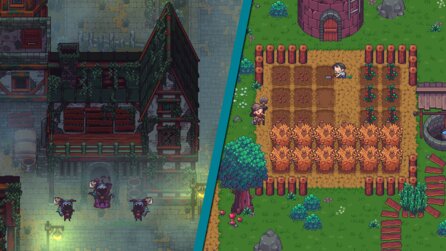 Stardew Valley trifft Diablo: In Emberville baut ihr euer idyllisches Dorf auf, aber unter der Erde lauern Dämonen und der Tod