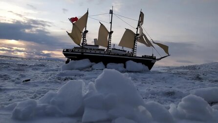 LEGO muss das als Werbung nutzen: Fan baut berühmtes Antarktis-Expeditionsschiff nach - und zwar direkt in der Antarktis selbst