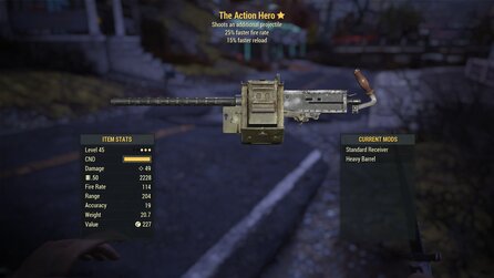 Fallout 76 Überlebensmodus - Legendäre Waffen der ersten sechs Wochen