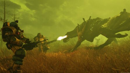 Fallout 76 - Spieler tötet End Game-Boss + wird mit Nudelholz belohnt
