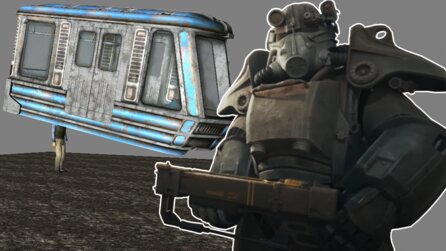 Fallout 3-Devs setzten dem Spieler einen Zug auf den Kopf und ließen ihn einfach schnell über die Gleise rennen - weil sie Züge nicht richtig implementieren konnten