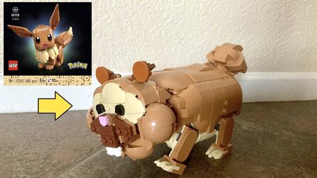 Geniale Pokémon-Idee: Fan zeigt, dass im LEGO-Set von Evoli ein viel cooleres Pokémon steckt
