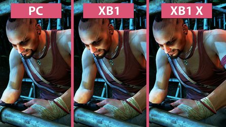 Far Cry 3 - Classic Edition auf Xbox One und One X gegen PC im Grafikvergleich