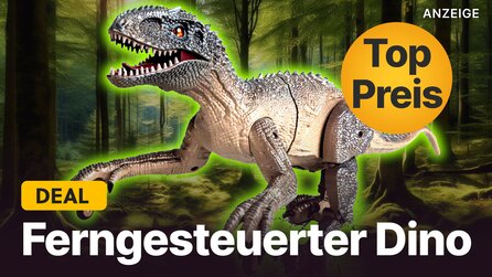 Ferngesteuerte Autos können einpacken! Macht euer Wohnzimmer jetzt mit einem laufenden Dinosaurier unsicher