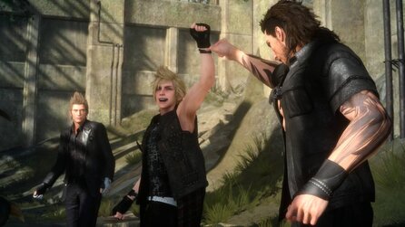 Final Fantasy 15 - Prompto macht kleines Mädchen mit Weihnachtsbotschaft glücklich