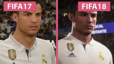 FIFA 18 - Screenshotvergleich mit dem Vorgänger FIFA 17
