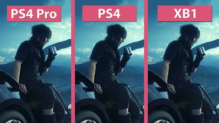 Final Fantasy 15 - Grafik-Vergleich: PS4 Pro in 4K gegen PS4 und Xbox One