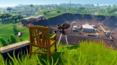 Fortnite - Patch 4.2 verändert Map, Löcher im Meteor deuten großes Geheimnis an