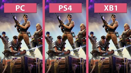 Fortnite - Early Access Versionen von PC, PS4 und Xbox One im Grafikvergleich