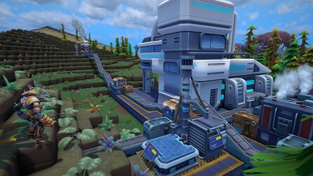 Foundry - Screenshots zum Aufbauspiel mit Satisfactory-Anleihen