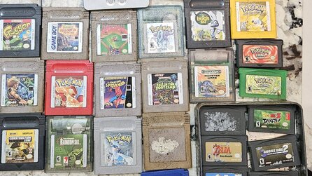 Spieler rettet Game Boy aus der Garage von einem Freund - mit zig alten Spieleschätzen