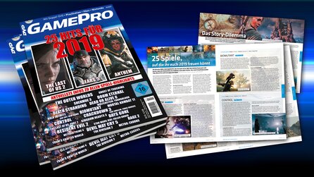 GamePro 22019 - ab 9.1. am Kiosk! - 25 Spiele, auf die ihr euch 2019 freuen könnt