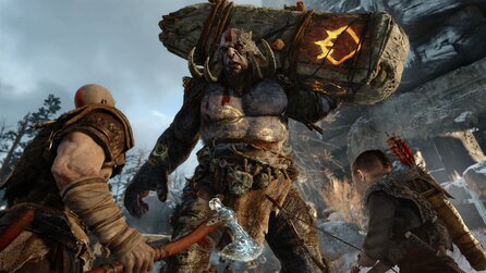 God of War - Sony projiziert neues Gameplay auf Basketball-Spielfeld