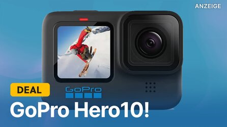 GoPro Hero10 Black: Die leistungsstarke Action-Kamera ist jetzt günstig wie noch nie im Angebot
