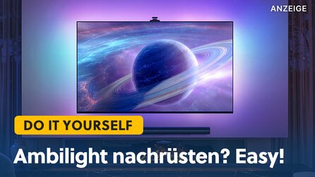 Ambilight am TV nachrüsten: So gehts in 10 Minuten!
