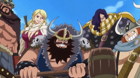 Die Riesenkrieger-Piraten in One Piece - Alle Mitglieder der Bande aus Elban