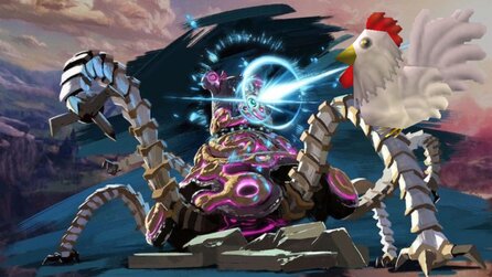Zelda: BotW-Spieler hetzt Hühner auf einen Wächter, die kurzen Prozess mit ihm machen