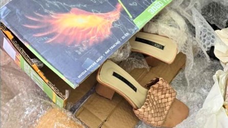 Teaserbild für Mann bestellt super-teure Grafikkarte, bekommt aber nur altes Paar Schuhe geliefert
