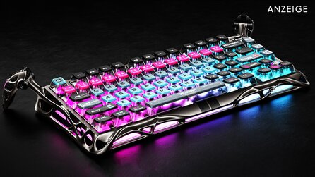 Wunderschöne Sci-Fi Tastatur mit Zukunftstechnologie! Dieses Modell ist einfach eine Augenweide und mein Tipp