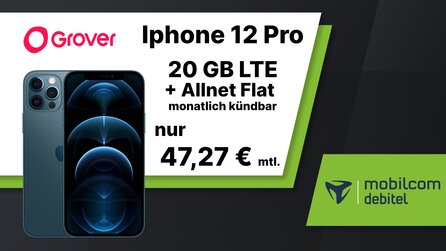Super günstig: Iphone 12 Pro + 20 GB Datenvolumen ohne Anschlusspreis! [Anzeige]