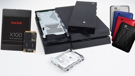 Größere Festplatten für Xbox One und PlayStation 4 - Mehr Platz, schnellere Ladezeiten
