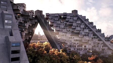 Unreal Engine-Video zeigt, wie Habitat 67 ursprünglich geplant war