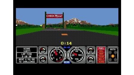 Hard Drivin Sega Mega Drive