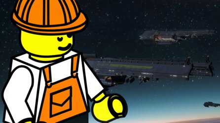 LEGO-Fan schnappt sich Millennium Falke und baut ihn zu einem anderen Riesen-Raumschiff aus beliebtem PlayStation-Spiel um